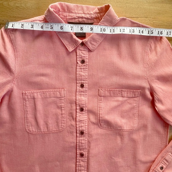 Calvin Klein Jeans Washed Pink Button-Up Shirt | Soft Denim Cotton | Size L - Picture 4 of 7